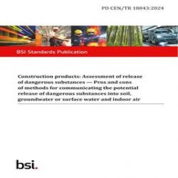 BS PD CEN/TR 18043:2024