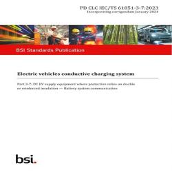 BS PD CLC IEC/TS 61851-3-7:2023
