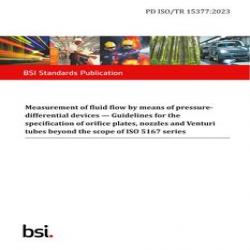BS PD ISO/TR 15377:2023