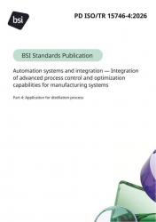 BS PD ISO/TR 15746-4:2026
