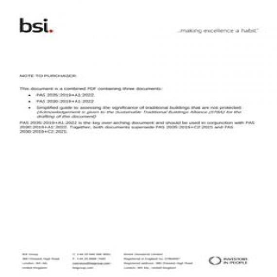 BS PAS 2035/2030:2019+A1:2022
