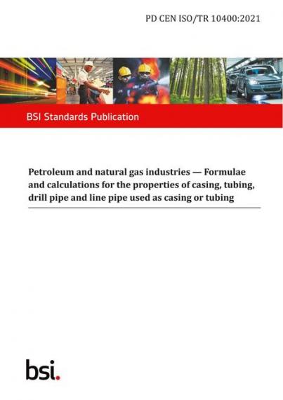 BS PD CEN ISO/TR 10400:2021