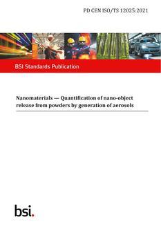 BS PD CEN ISO/TS 12025:2021