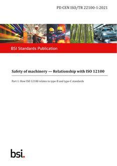 BS PD CEN ISO/TR 22100-1:2021