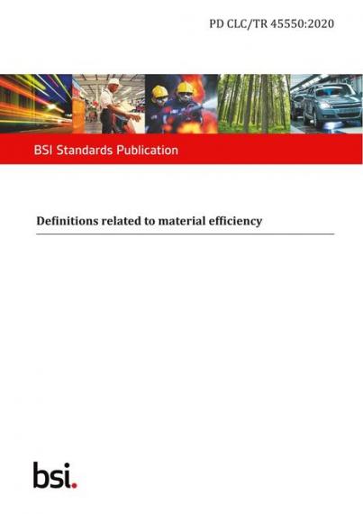 BS PD CLC/TR 45550:2020