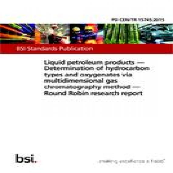 BS PD CEN/TR 15745:2015