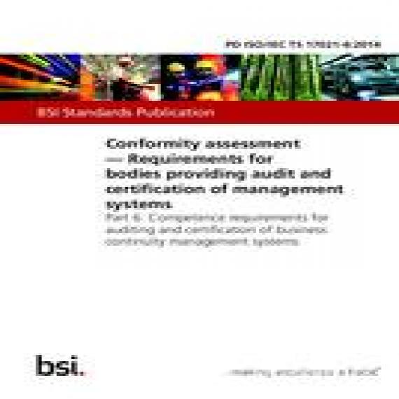 BS PD ISO/IEC TS 17021-6:2014