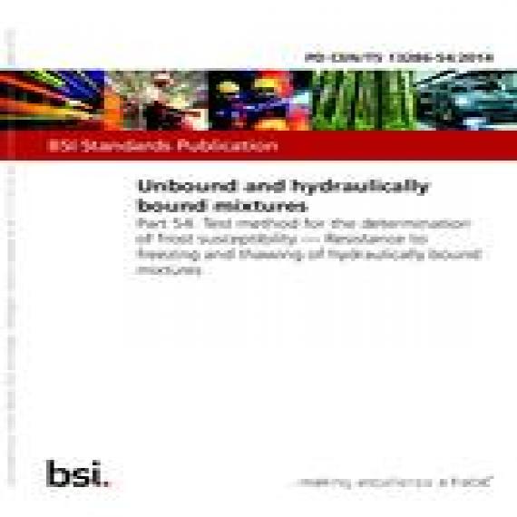 BS PD CEN/TS 13286-54:2014