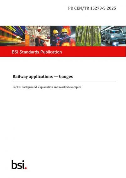 BS PD CEN/TR 15273-5:2025