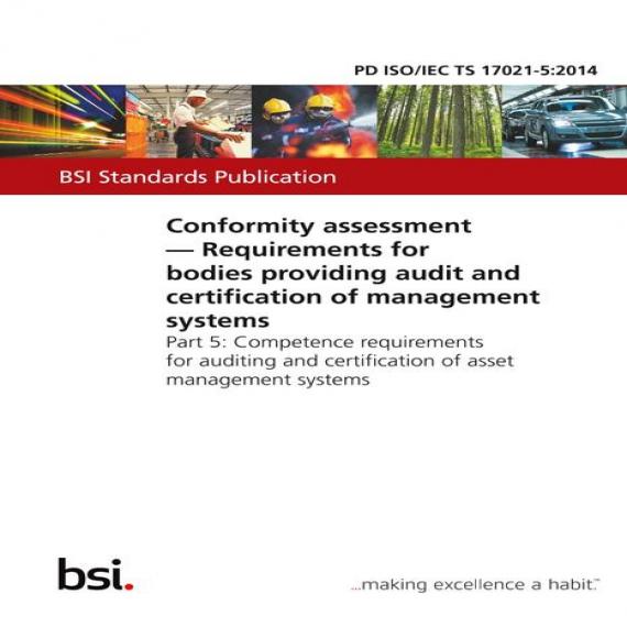 BS PD ISO/IEC TS 17021-5:2014