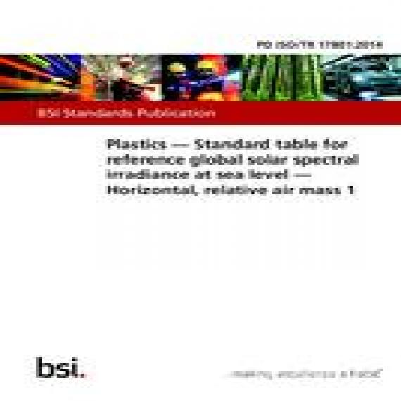 BS PD ISO/TR 17801:2014