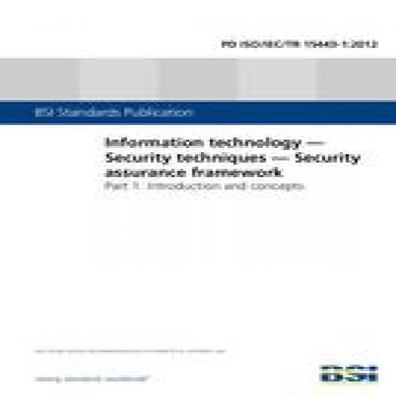BS PD ISO/IEC TR 15443-1:2012