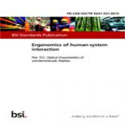 BS PD CEN ISO/TR 9241-331:2013