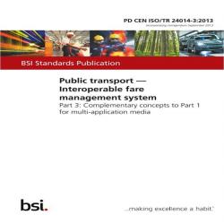BS PD CEN ISO/TR 24014-3:2013