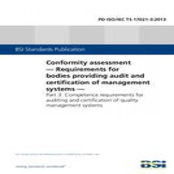 BS PD ISO/IEC TS 17021-3:2013