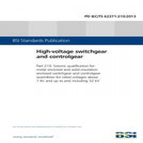 BS PD IEC/TS 62271-210:2013