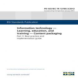 BS PD ISO/IEC TR 12785-3:2012
