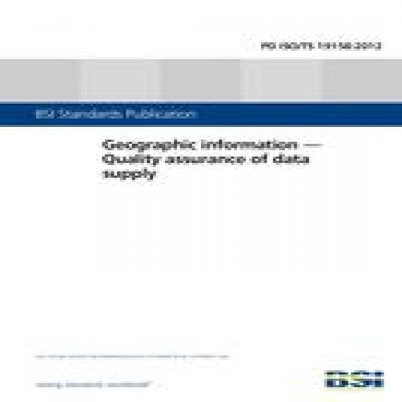 BS PD ISO/TS 19158:2012