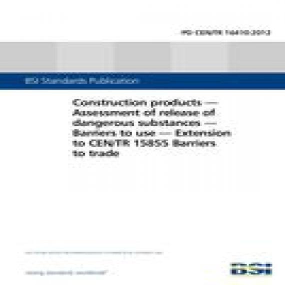 BS PD CEN/TR 16410:2012