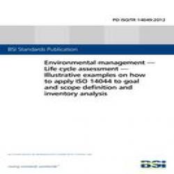 BS PD ISO/TR 14049:2012