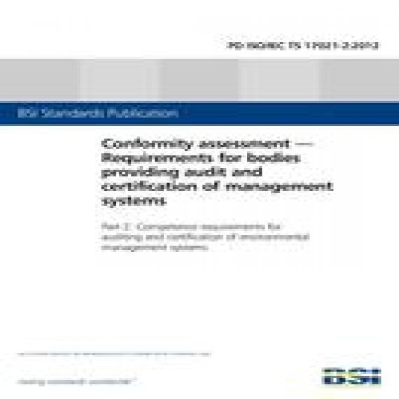 BS PD ISO/IEC TS 17021-2:2012