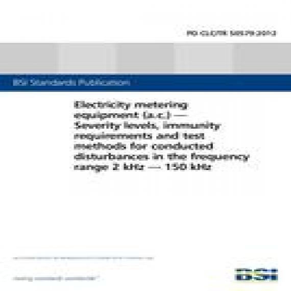 BS PD CLC/TR 50579:2012