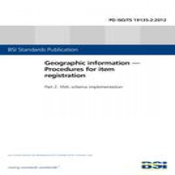 BS PD ISO/TS 19135-2:2012