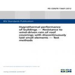 BS PD CEN/TR 15601:2012