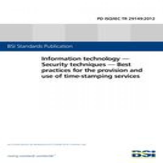 BS PD ISO/IEC TR 29149:2012