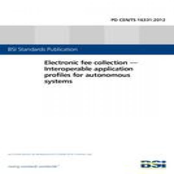 BS PD CEN/TS 16331:2012