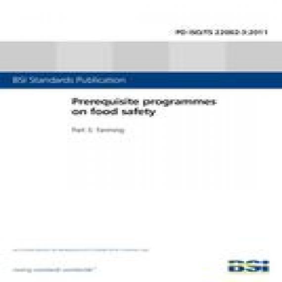 BS PD ISO/TS 22002-3:2011