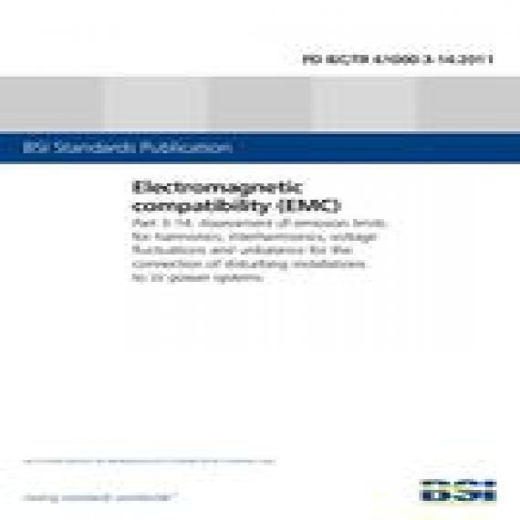 BS PD IEC/TR 61000-3-14:2011