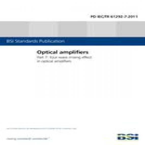 BS PD IEC/TR 61292-7:2011