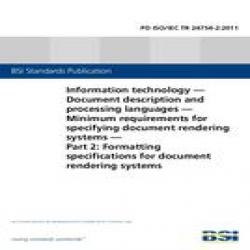 BS PD ISO/IEC TR 24754-2:2011