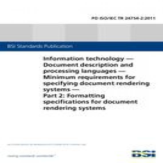 BS PD ISO/IEC TR 24754-2:2011