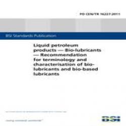 BS PD CEN/TR 16227:2011