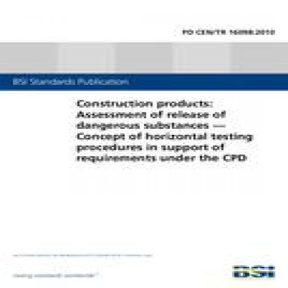 BS PD CEN/TR 16098:2010