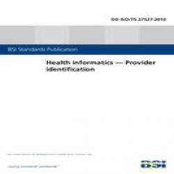 BS DD ISO/TS 27527:2010