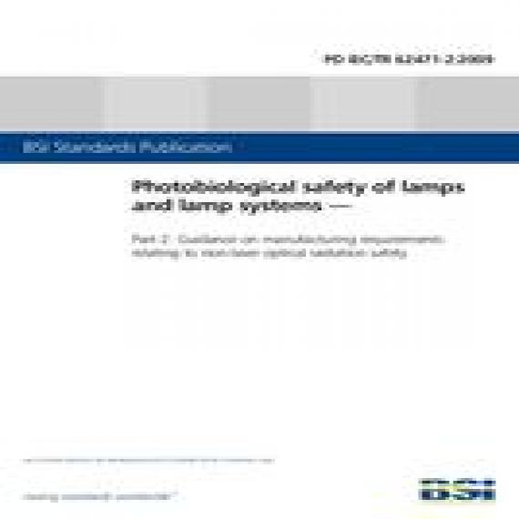 BS PD IEC/TR 62471-2:2009