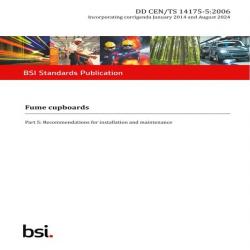 BS DD CEN/TS 14175‑5:2006