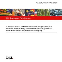 BS PD CEN/TS 18073:2024