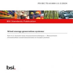BS PD IEC TS 61400-11-2:2024